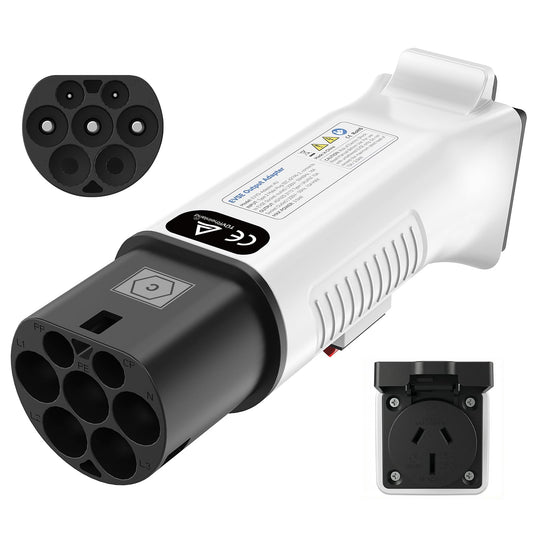 RamTouch Type 2 to Australian 15A Power Adapter 240V White Black Size DEMO