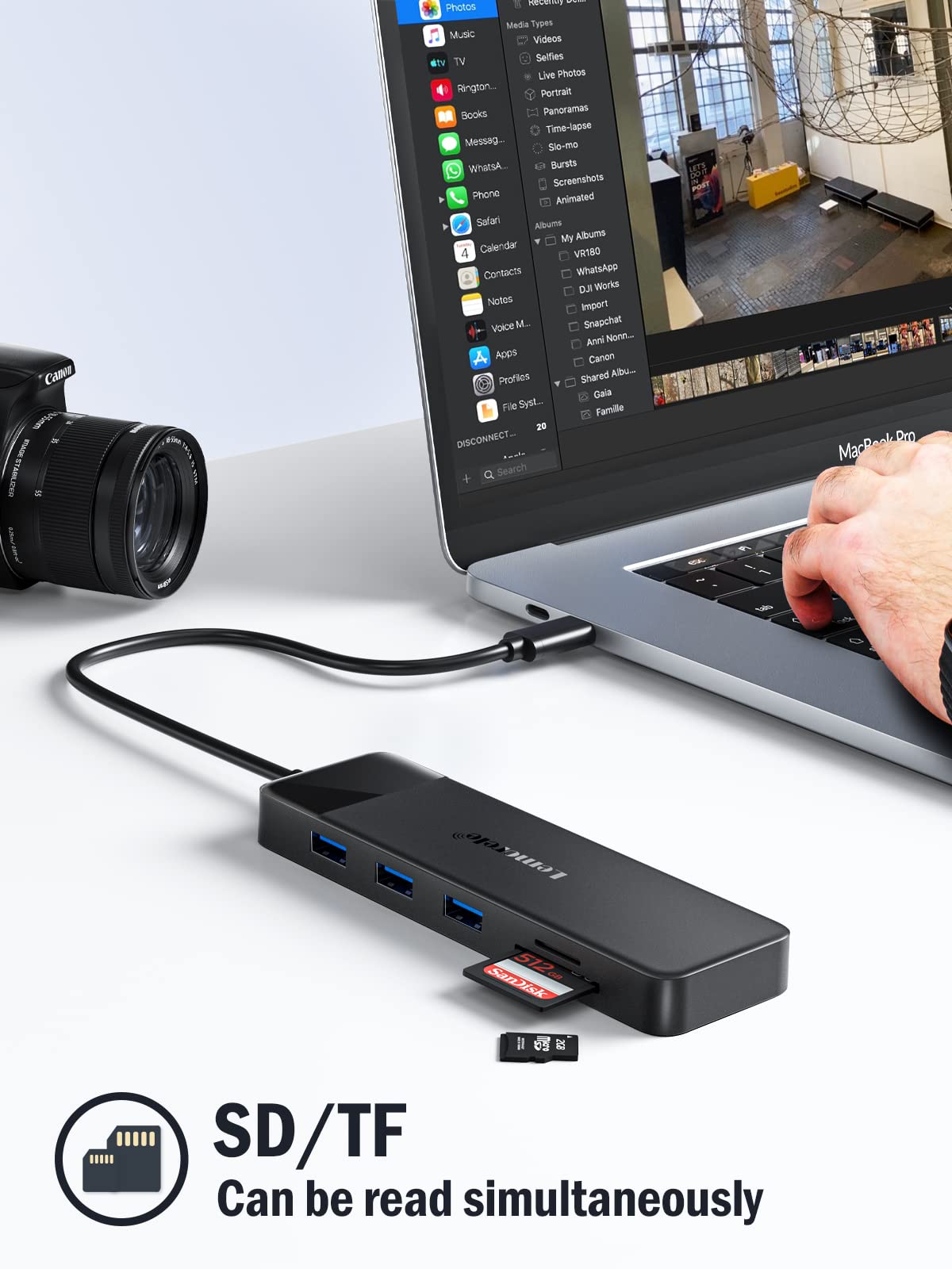Lemorele USB C Docking Station Triple Display 10-in-1 Black DEMO