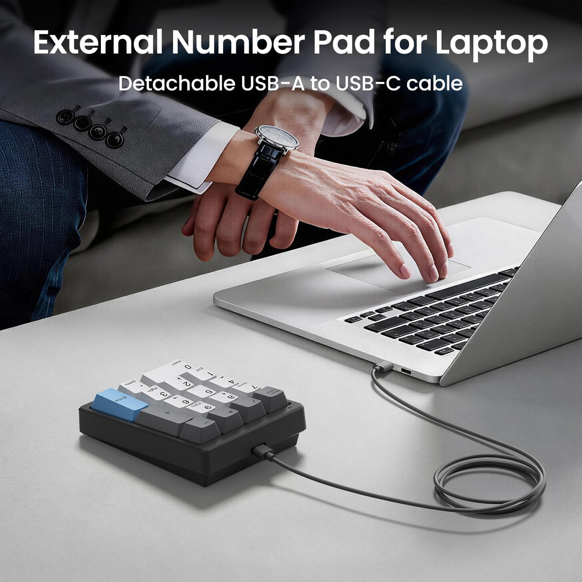 Magicforce MF17 Black Wireless Mechanical Numeric Keypad USB NEW