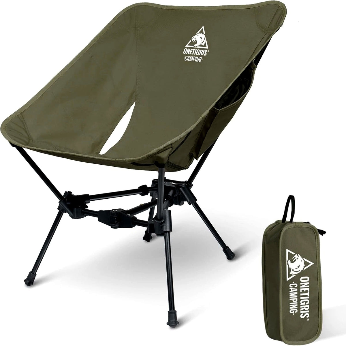 OneTigris Tigerblade Folding Outdoor Chair 20x21 Ranger Green Size NEW