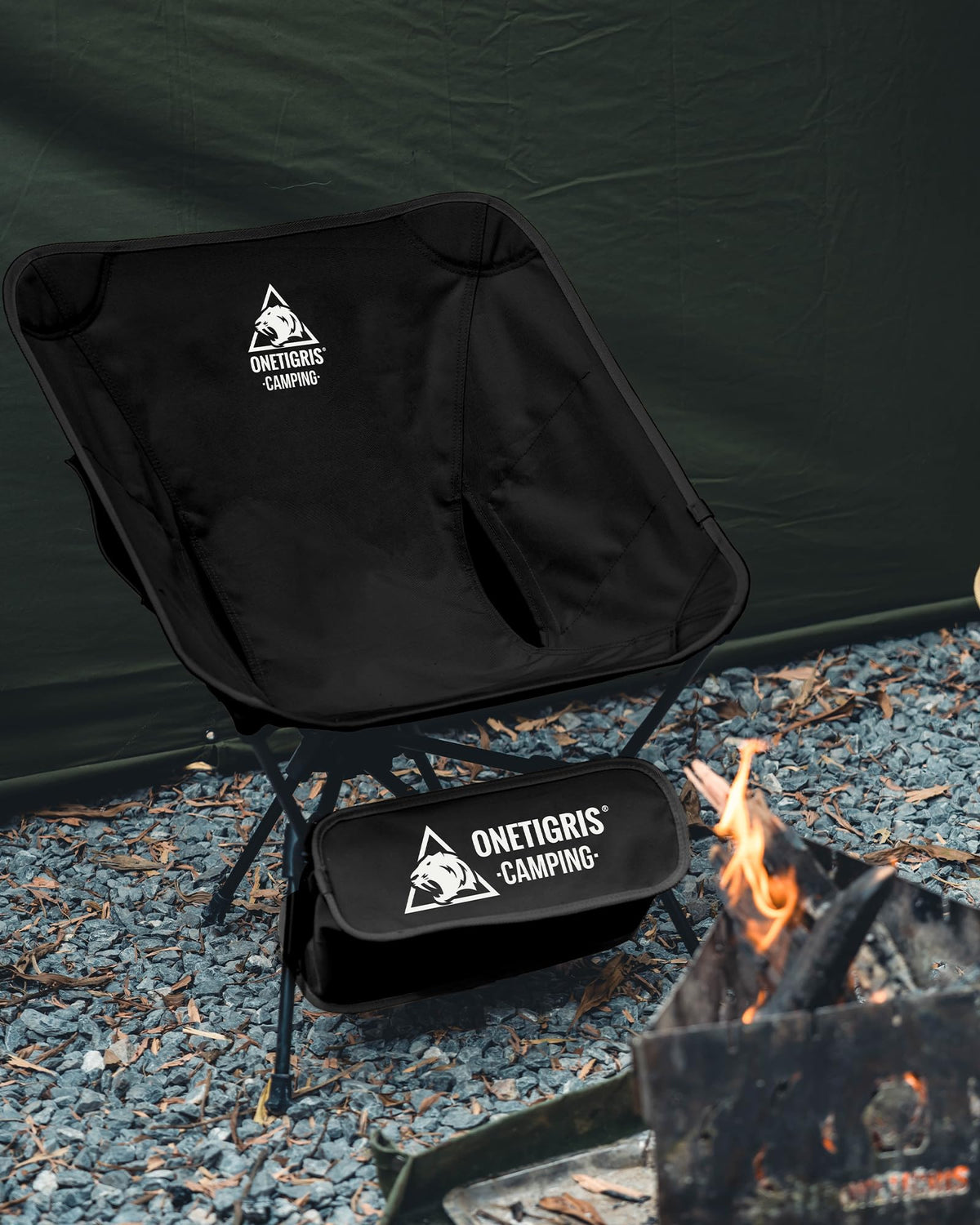 OneTigris Tigerblade Folding Outdoor Chair 20x21 Ranger Green Size NEW
