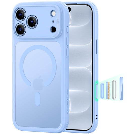 ESR Classic Phone Cases Hybrid iPhone 17 Pro Max Case Frosted Light Blue NEW