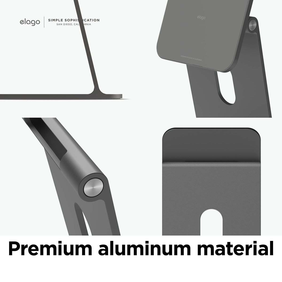 elago Premium Stands Magnetic iPad Stand - Dark Grey DEMO