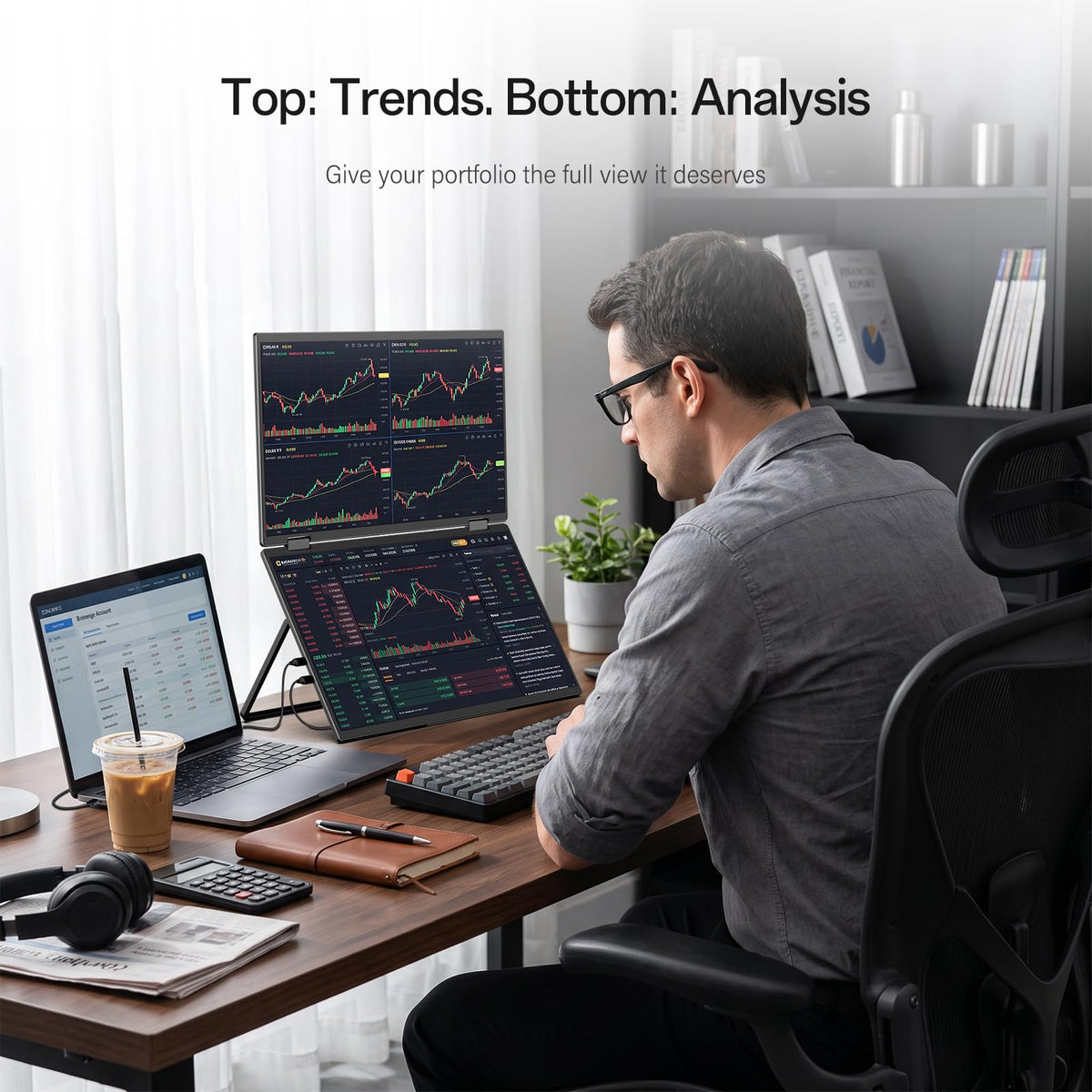 InnoView 15.6" Monitors Portable Dual Monitor Laptop Screen Extender DEMO
