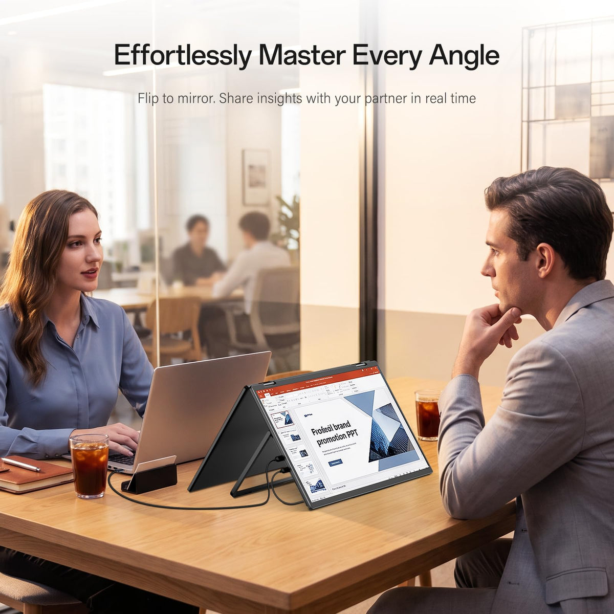 InnoView 15.6" Monitors Portable Dual Monitor Laptop Screen Extender DEMO
