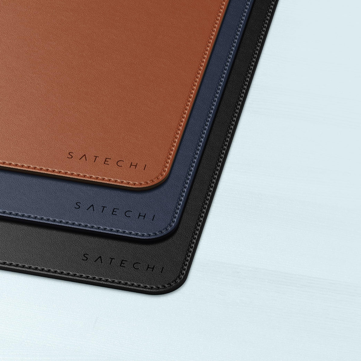 Satechi Brown Vegan Leather Desk Mouse Pad 68x31.5cm Large Size 68x31.5cm DEMO