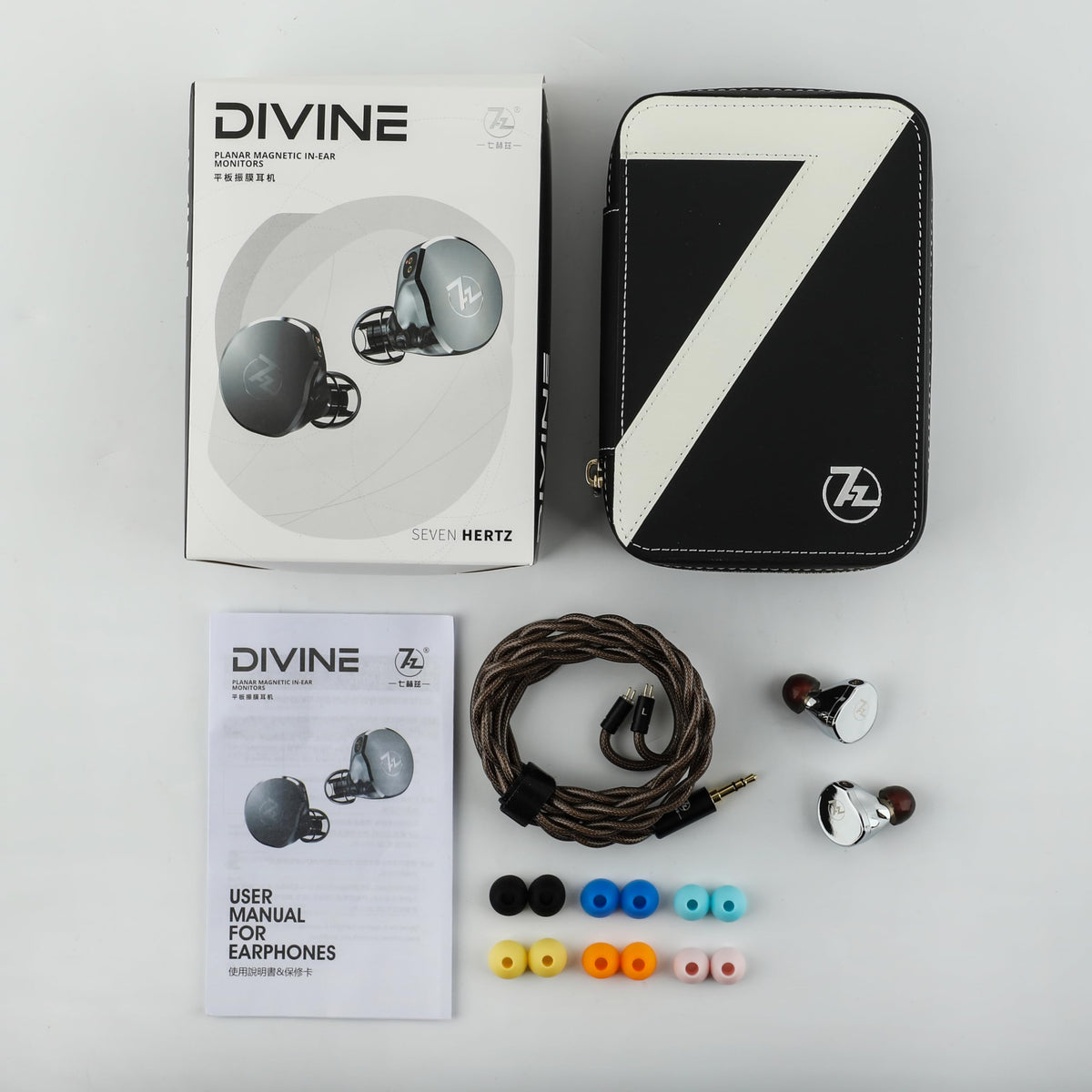 Linsoul 7Hz Diablo Silver Planar Magnetic IEM Earbuds for PA & Stage NEW