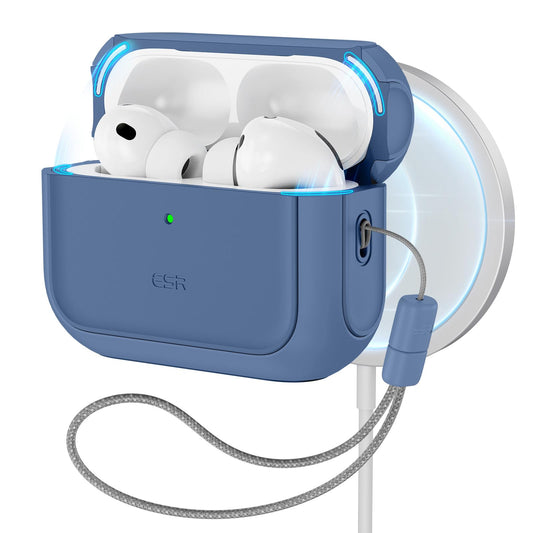 ESR AirPods Cases Pro 3 Case MagSafe Protective Dark Blue Cover Size NEW