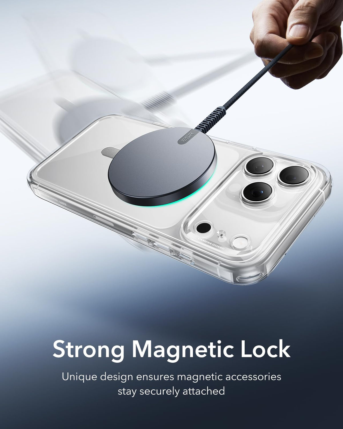 ESR MagSafe Ring Sticker White Magnetic Phone Accessories NEW