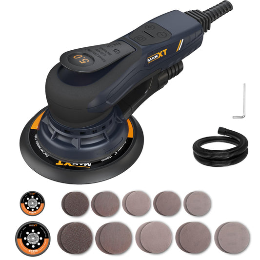 MAXXT 350W Sanders Brushless Electric Orbital Sander 150mm Disc Black DEMO