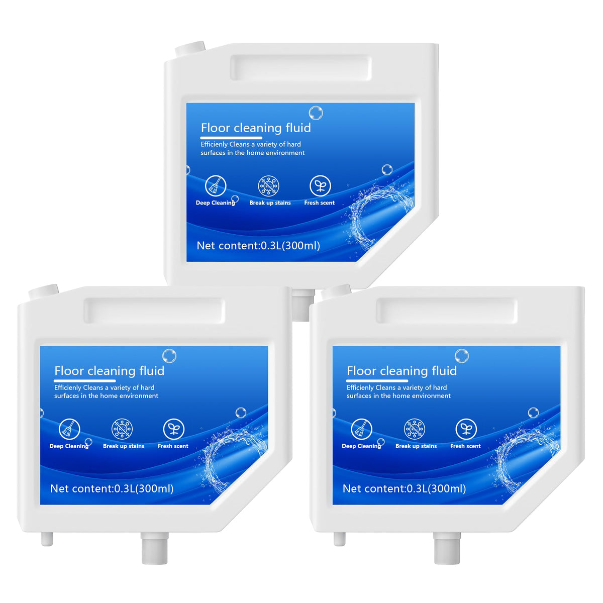 Koaluxe Fresh Scent Household Cleaners Solution 300ml 3 Pack Bottles NEW