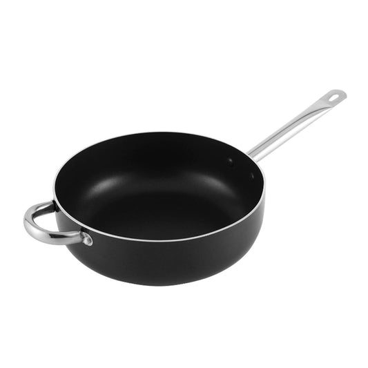 CS-KOCHSYSTEME Black Nonstick Deep Frying Pan 28cm Professional NEW