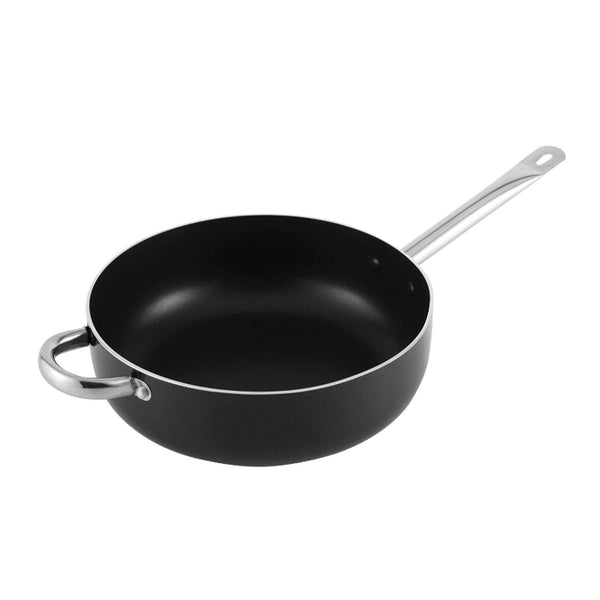 CS-KOCHSYSTEME Black Nonstick Deep Frying Pan 28cm Professional NEW