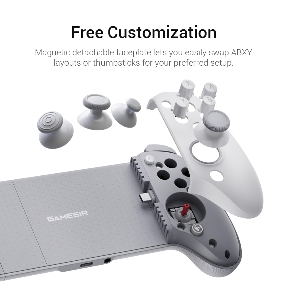GameSir G8+ MFi Wired Gaming Controller for iPhone iPad - Grey DEMO