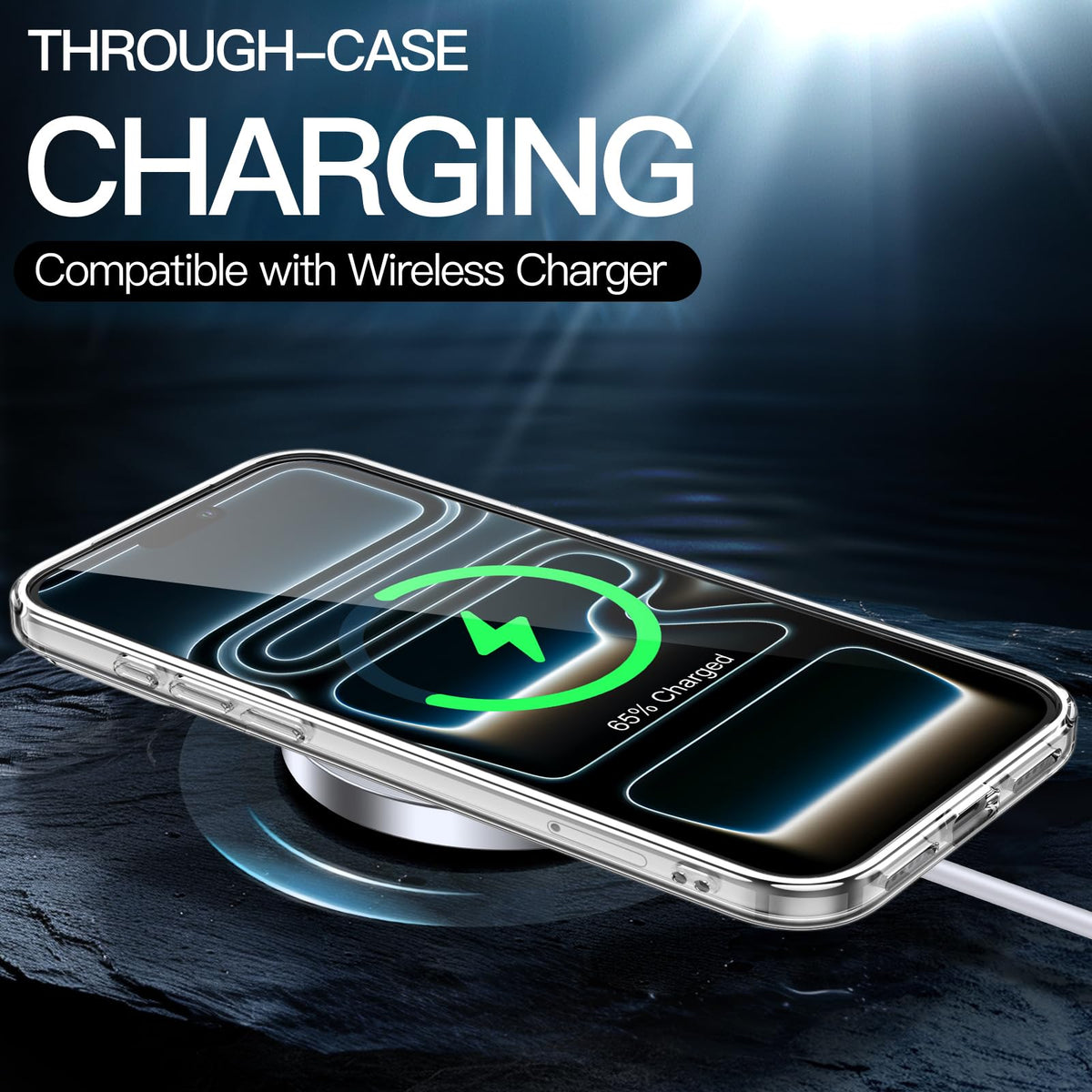 JETech iPhone Phone Cases 17 Pro Clear Case - Anti-Yellowing Protection NEW