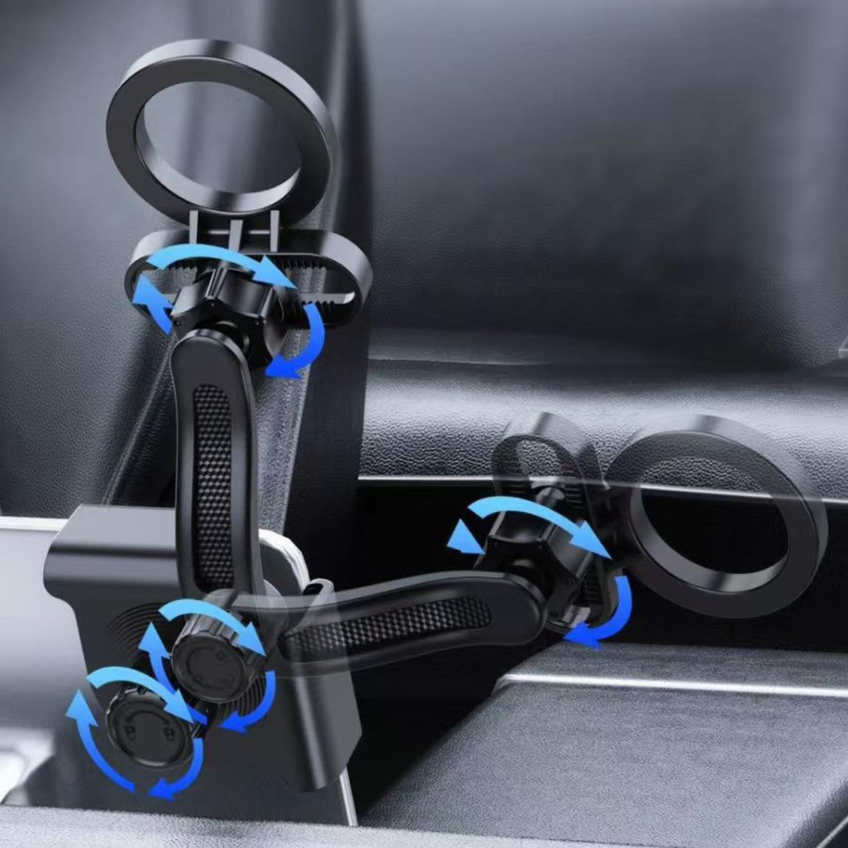 Magnetic Dash Dash-Mounted Holders Mount Phone Holder for Car - Black DEMO