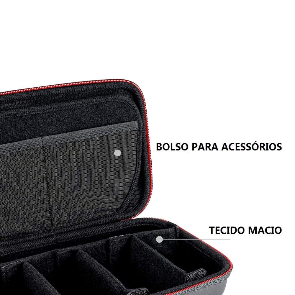 TELESIN Waterproof Action Camera Storage Case Black 240x145x60mm DEMO