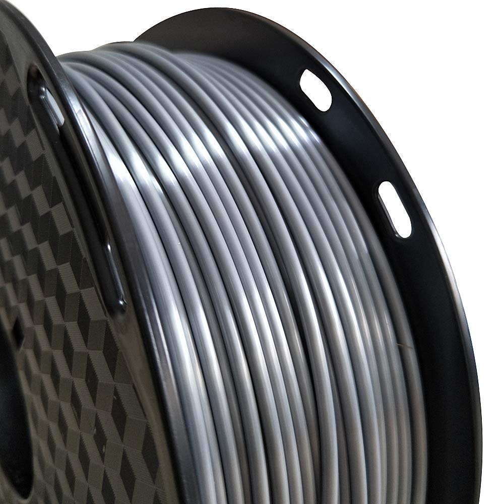 CC3D Silk Silver PLA Filament 1KG 2.85mm 3D Printer NEW