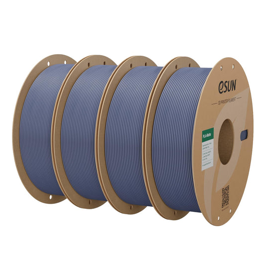 eSUN Matte PLA Filament 1.75mm Deep Grey - 4 Spools Pack NEW