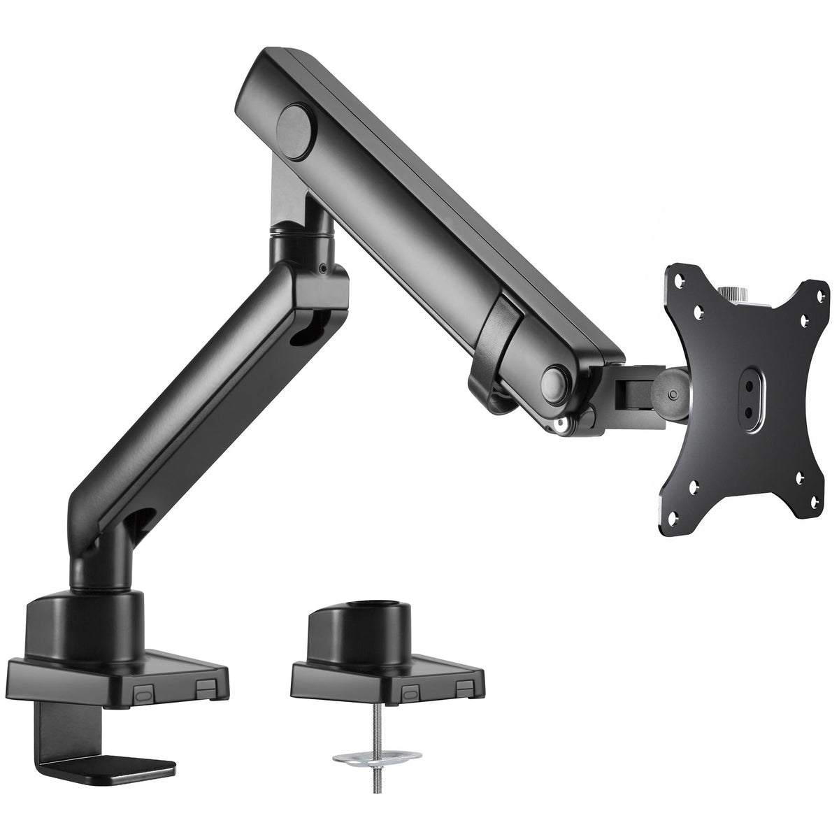 VIVO Premium Aluminum Full Motion Single Monitor Desk Mount Arm - Black NEW