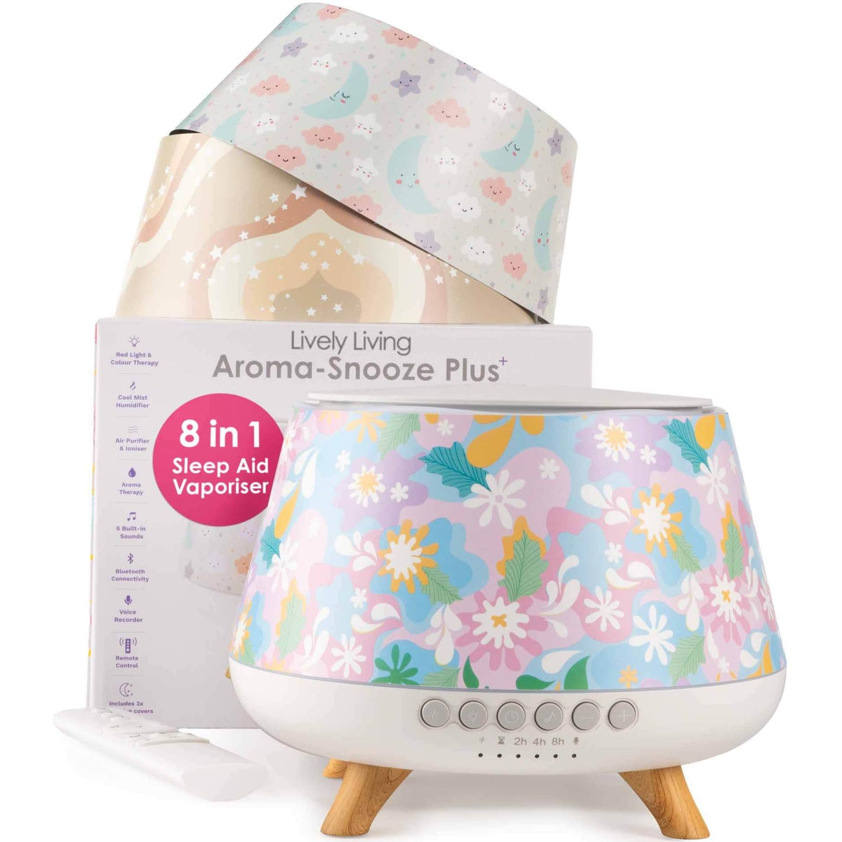 Lively Living White Scented Oil Diffuser Humidifier Aromatherapy DEMO