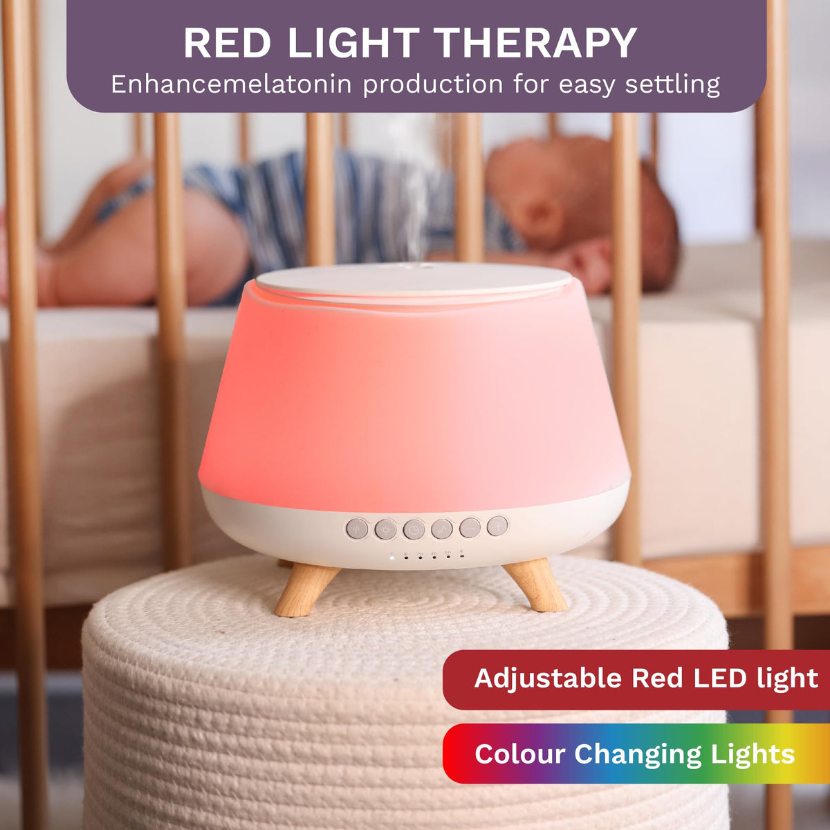 Lively Living White Scented Oil Diffuser Humidifier Aromatherapy DEMO