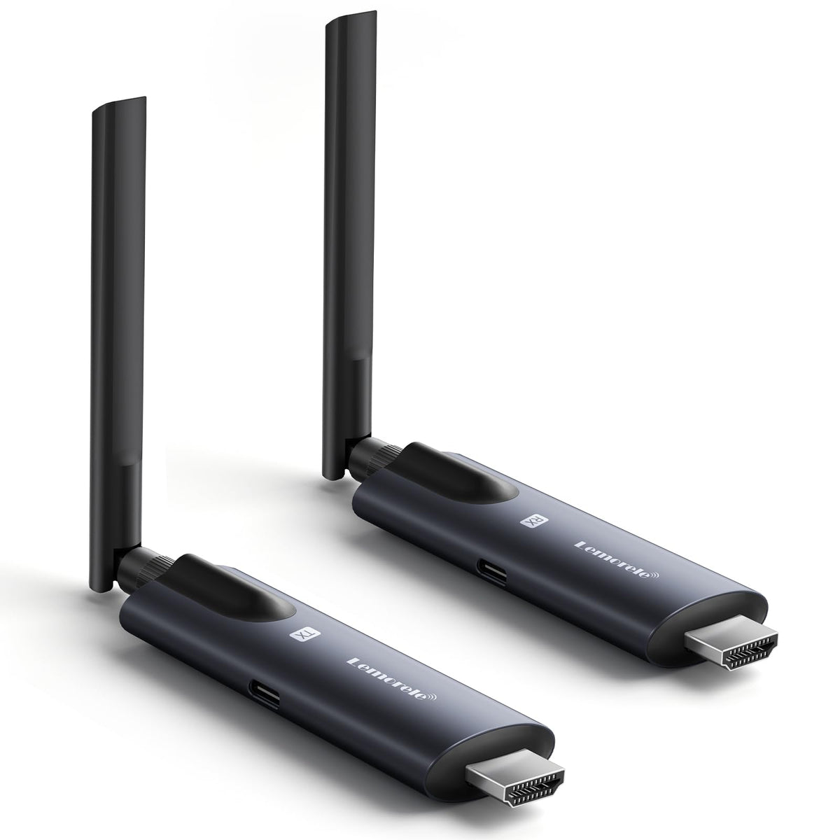 Lemorele Wireless HDMI Streaming Client Transmitter Receiver Black NEW