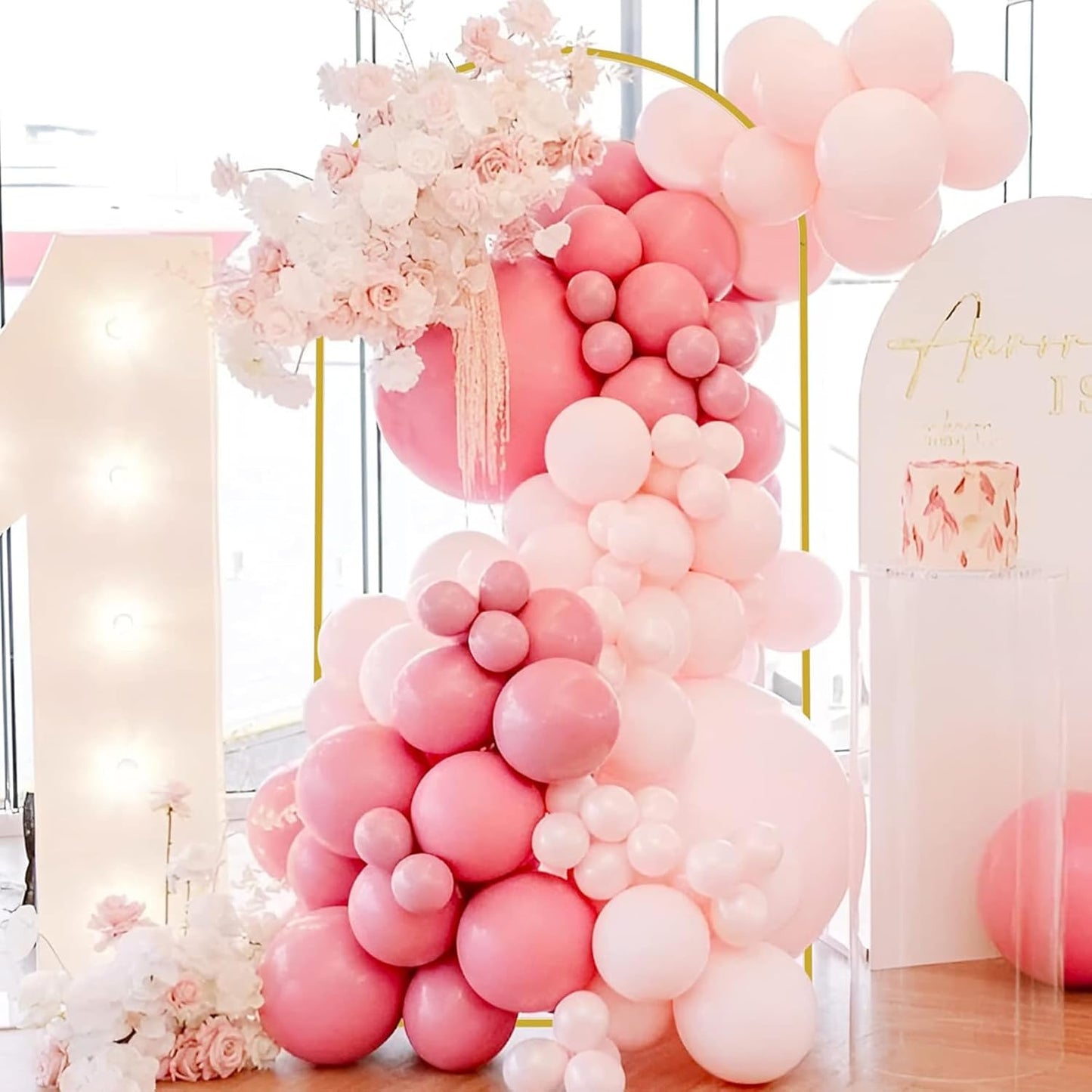 TangFee Wedding Photo Backgrounds Arch Backdrop Stand Metal Balloon Frame NEW