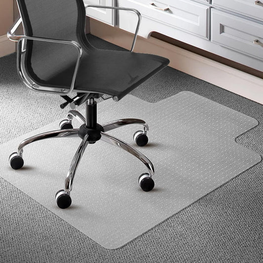 Anyuainiya Transparent T-shape Multi Surface Chair Mat for Carpet 120x90CM NEW