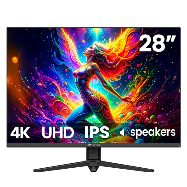 CRUA 28 Inch 4K IPS UHD sRGB HDR Monitor with 3840x2560 Resolution, 120% NEW