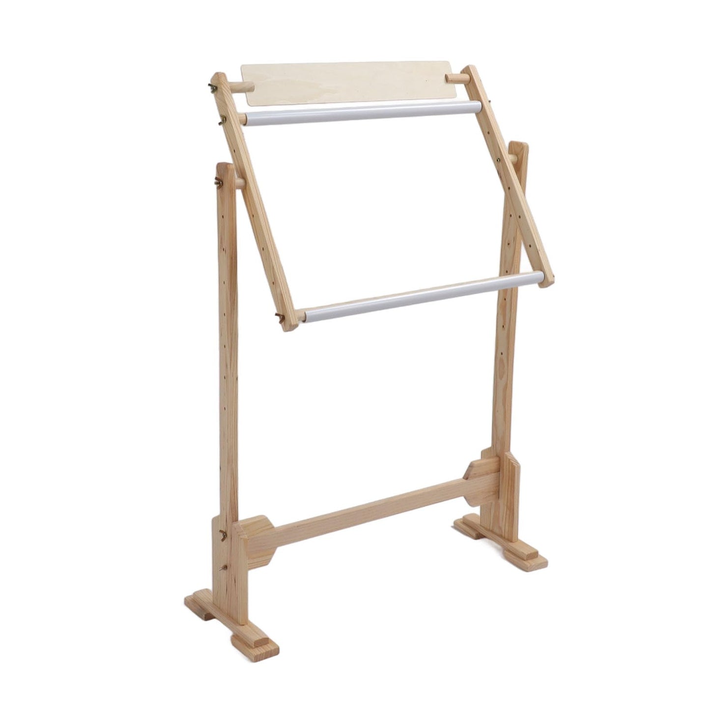 Adjustable 360° Stands Rotated Cross Stitch Stand Wooden Frame Light Brown NEW