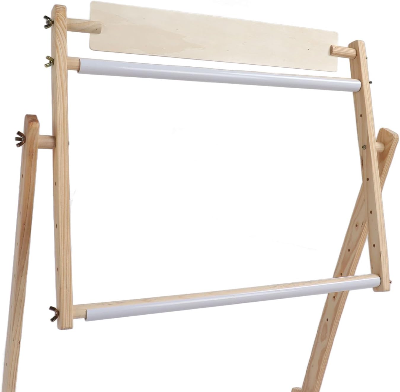 Adjustable 360° Stands Rotated Cross Stitch Stand Wooden Frame Light Brown NEW