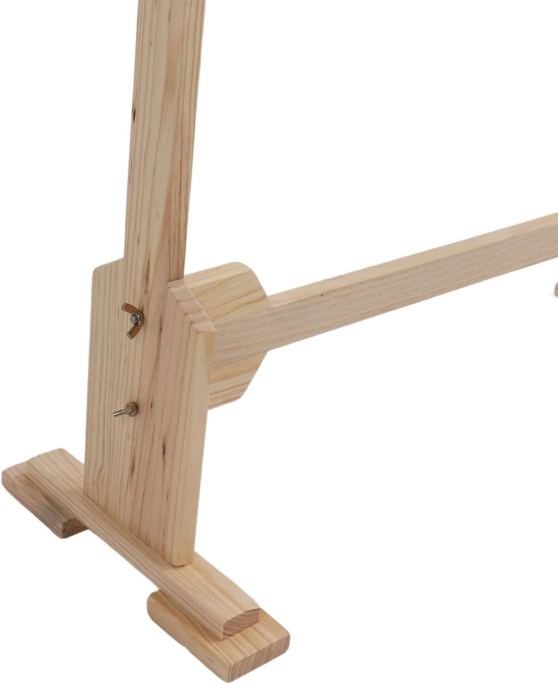 Adjustable 360° Stands Rotated Cross Stitch Stand Wooden Frame Light Brown NEW