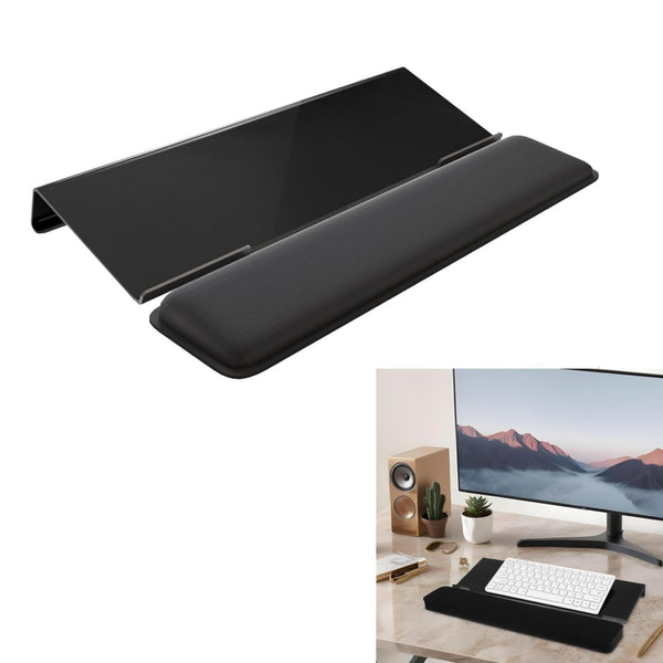 Ergonomic Keyboard Wrist Rest Stand Anti-Slip Grip Home Office Black NEW