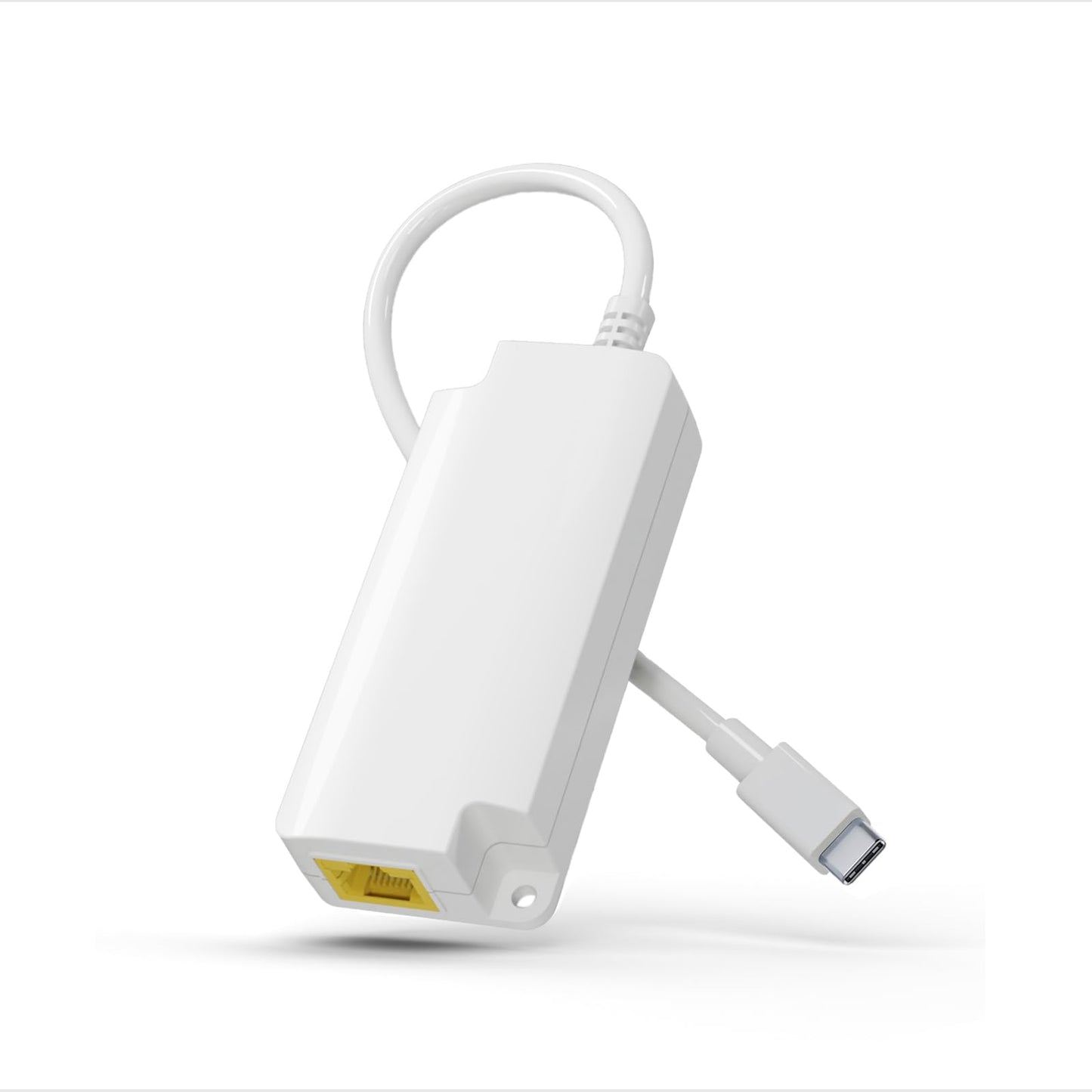 PROCET PoE System USB-C to Gigabit Ethernet Adapter Converter, White NEW