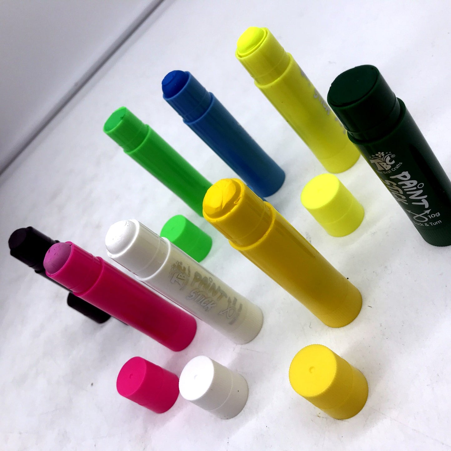 TBC The Paints Best Crafts Tempera Paint Sticks 24 Classic Colors 0.35 Ounce