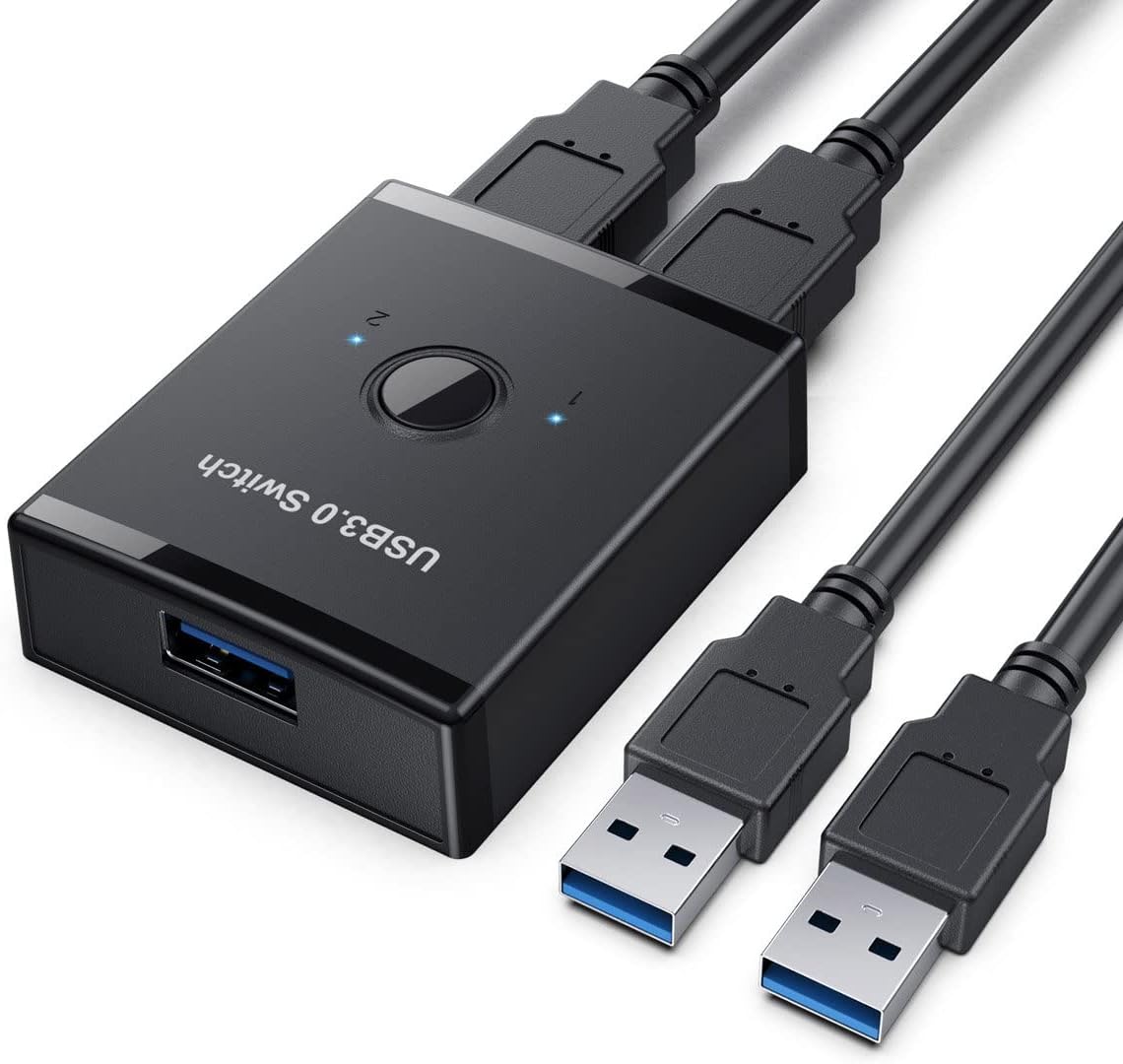cablecc USB USB Hubs 3.0 Bidirectional KVM Switch Selector for Sharing 2 NEW