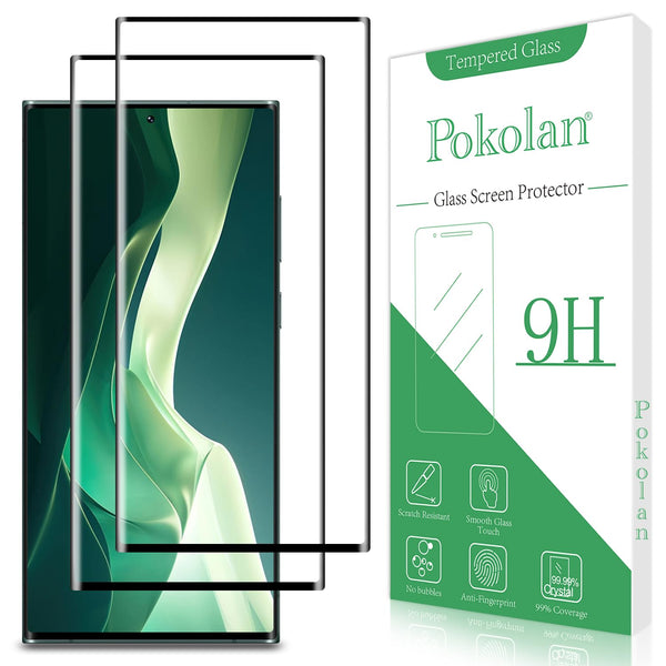 Pokolan Tempered Glass Screen Protector for Samsung Galaxy S22 Ultra 5G DEMO