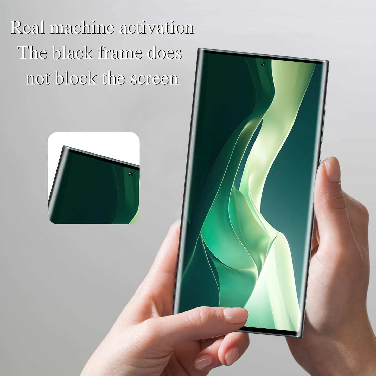 Pokolan Tempered Glass Screen Protector for Samsung Galaxy S22 Ultra 5G DEMO
