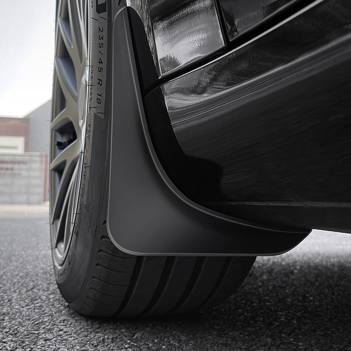 Thermoplastic Elastomer Mud Flaps for Car Components in Black NEW