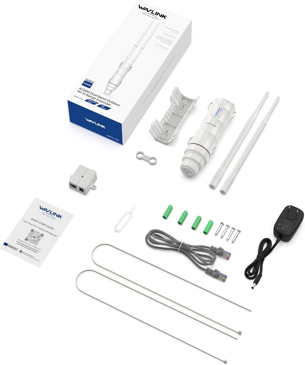 WAVLINK AC600 Outdoor Long Range Weatherproof WiFi Extender - Boost DEMO
