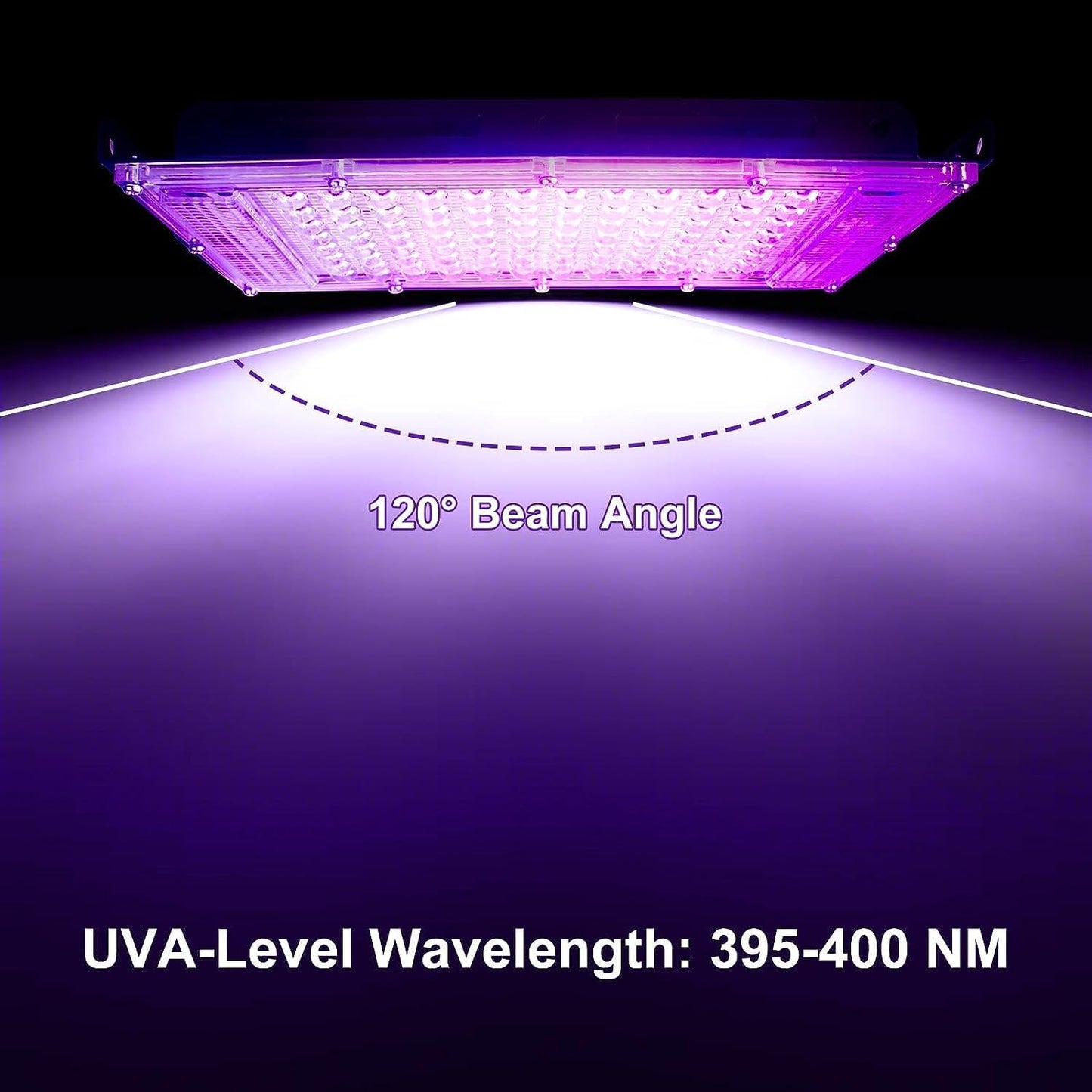 150W Black LED Aquarium Lighting Fixtures, 2-Pack, Waterproof IP65 NEW