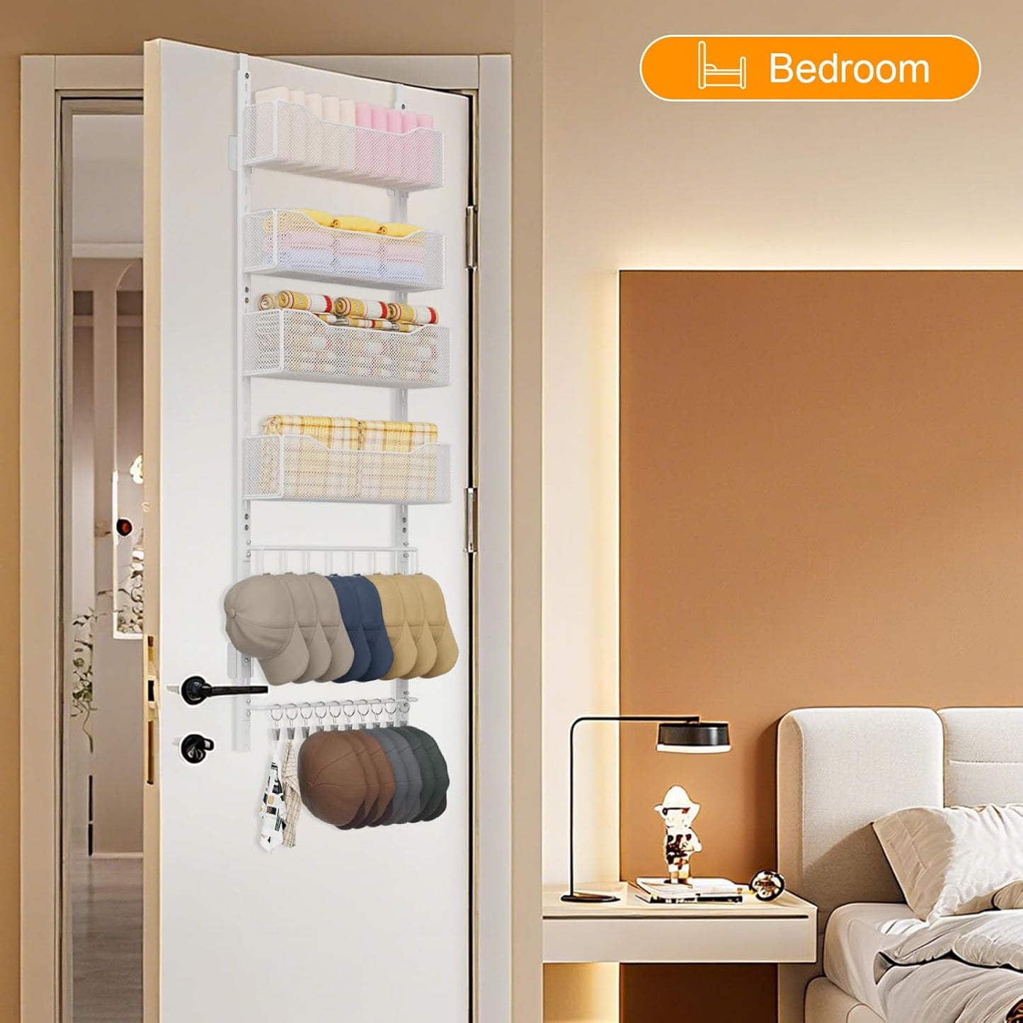 NEYCIL Over the Door Shoe Organizer Metal Hanging Closet Rack for Shoes DEMO