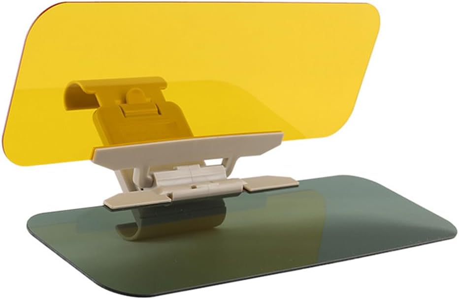 Adjustable Yellow Sun Visors Sun Visor Glare Shield 31.5x12cm NEW