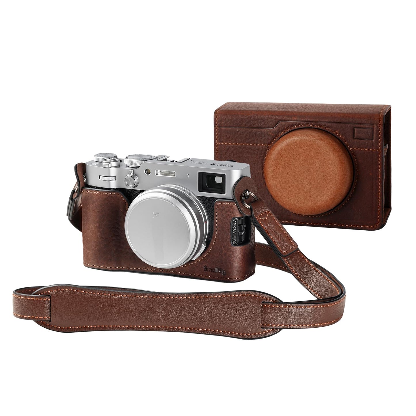 SMALLRIG Leather Half Case Kit for FUJIFILM X100VI Size 135x75x95mm NEW