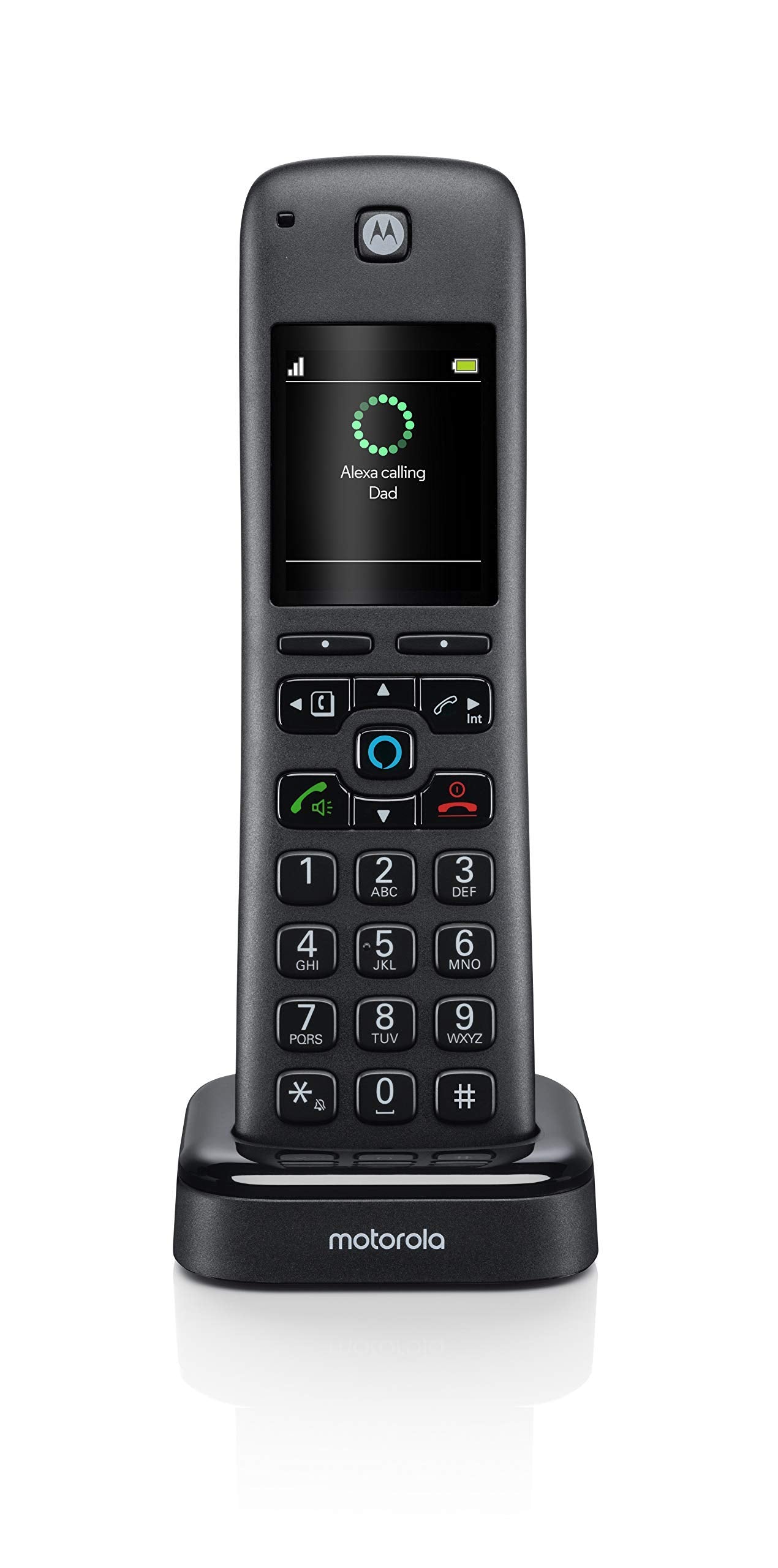 Motorola Voice Cordless Handset for AXH01 or AXH02 Base Station in Black NEW