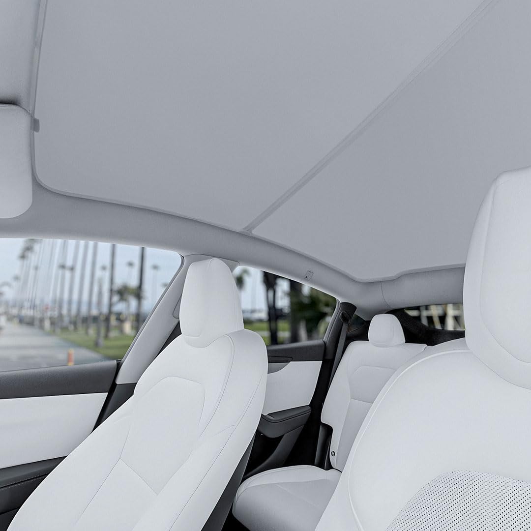VION Tesla Model Y Roof Sunshades Precision Fit Full Blackout Grey NEW