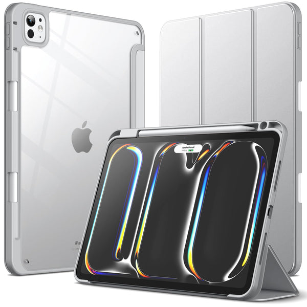 JETech Silver Tablet Case for iPad Pro 11-Inch 5th & 6th Generation Size DEMO