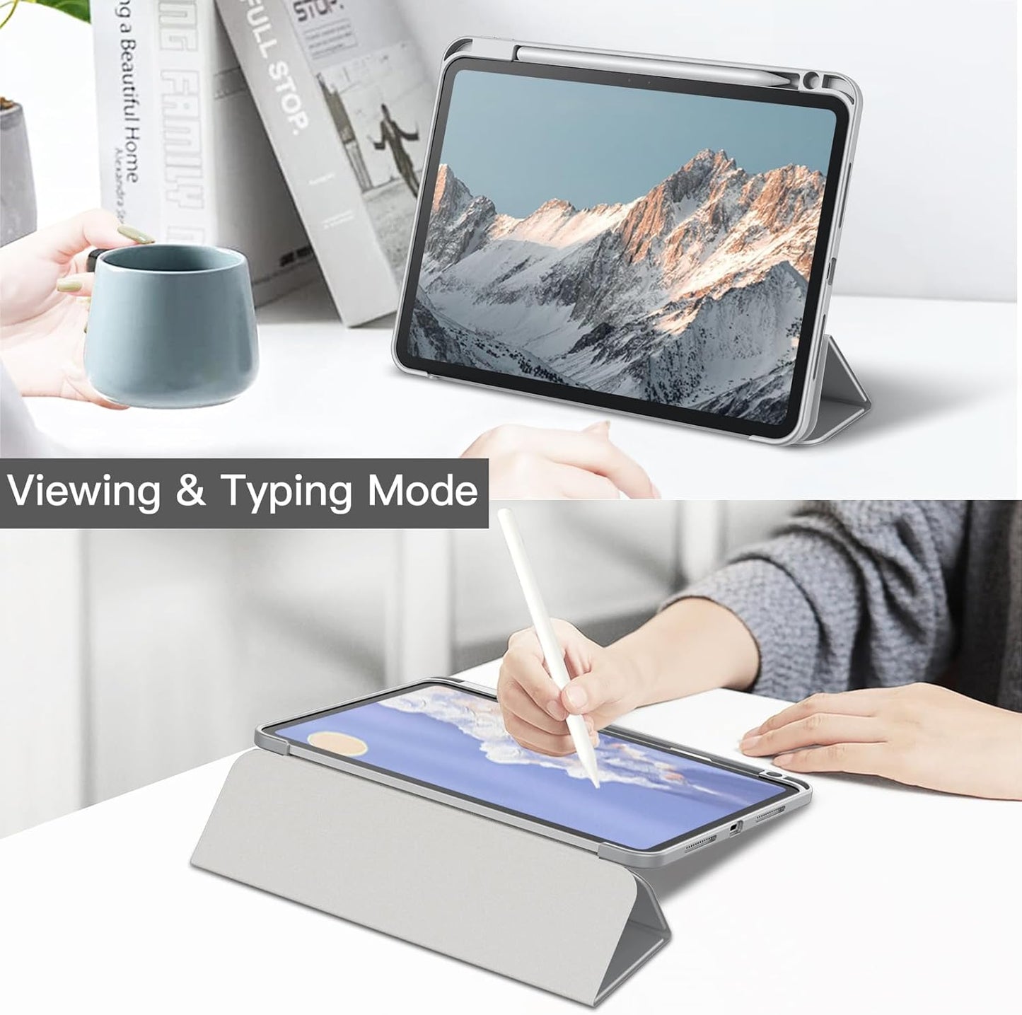 JETech Silver Tablet Case for iPad Pro 11-Inch 5th & 6th Generation Size DEMO