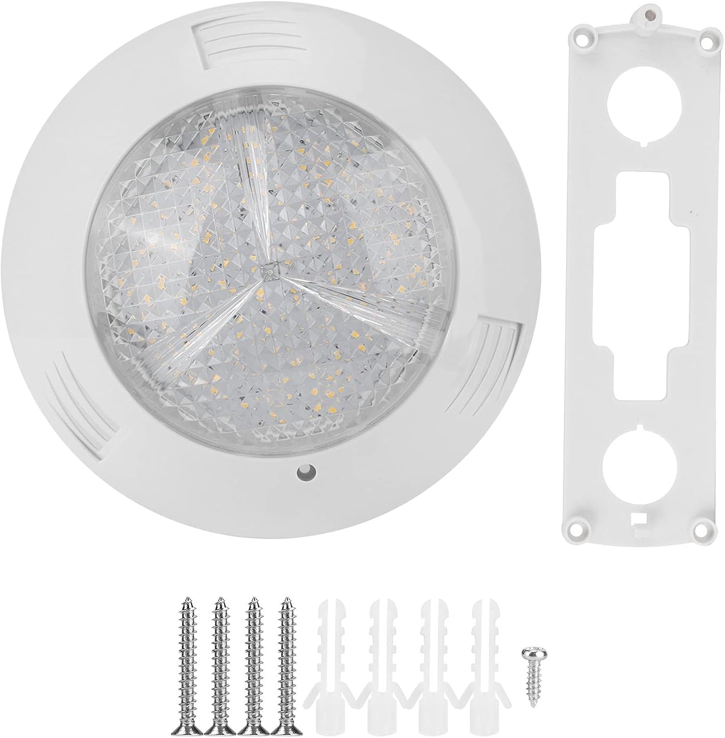 Bright 160-LED Underwater Pool Lights, Waterproof Spa Lamp, 26cm Diameter DEMO
